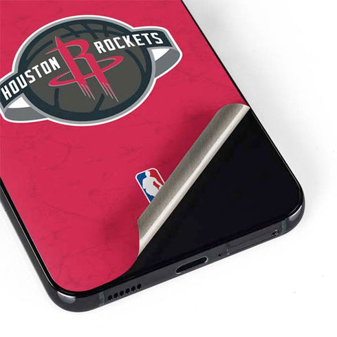 NBA Houston Rockets Distressed Galaxy S22 Plus Skin